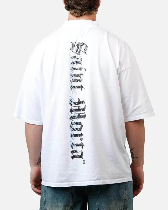 Saint Morta La Muerte Script T-Shirt White made by Culture Kings