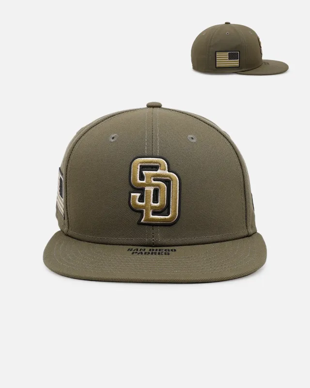 New Era San Diego Padres 'Armed Forces Day' 59FIFTY Fitted Olive made by New Era