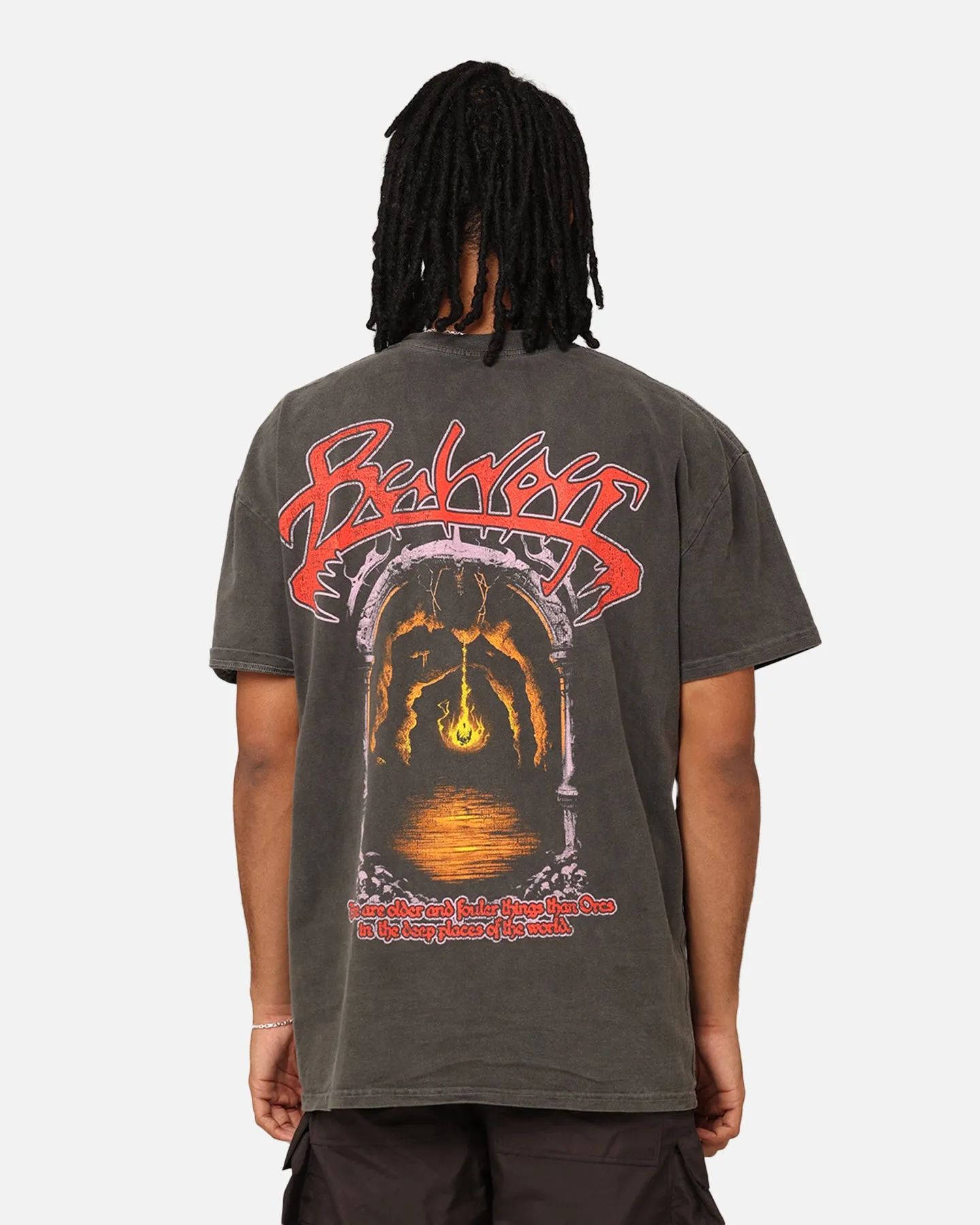 73Studio X Lord Of The Rings Balrog Heavyweight T-Shirt Black Wash sold by Culture Kings product image thumbnail 2