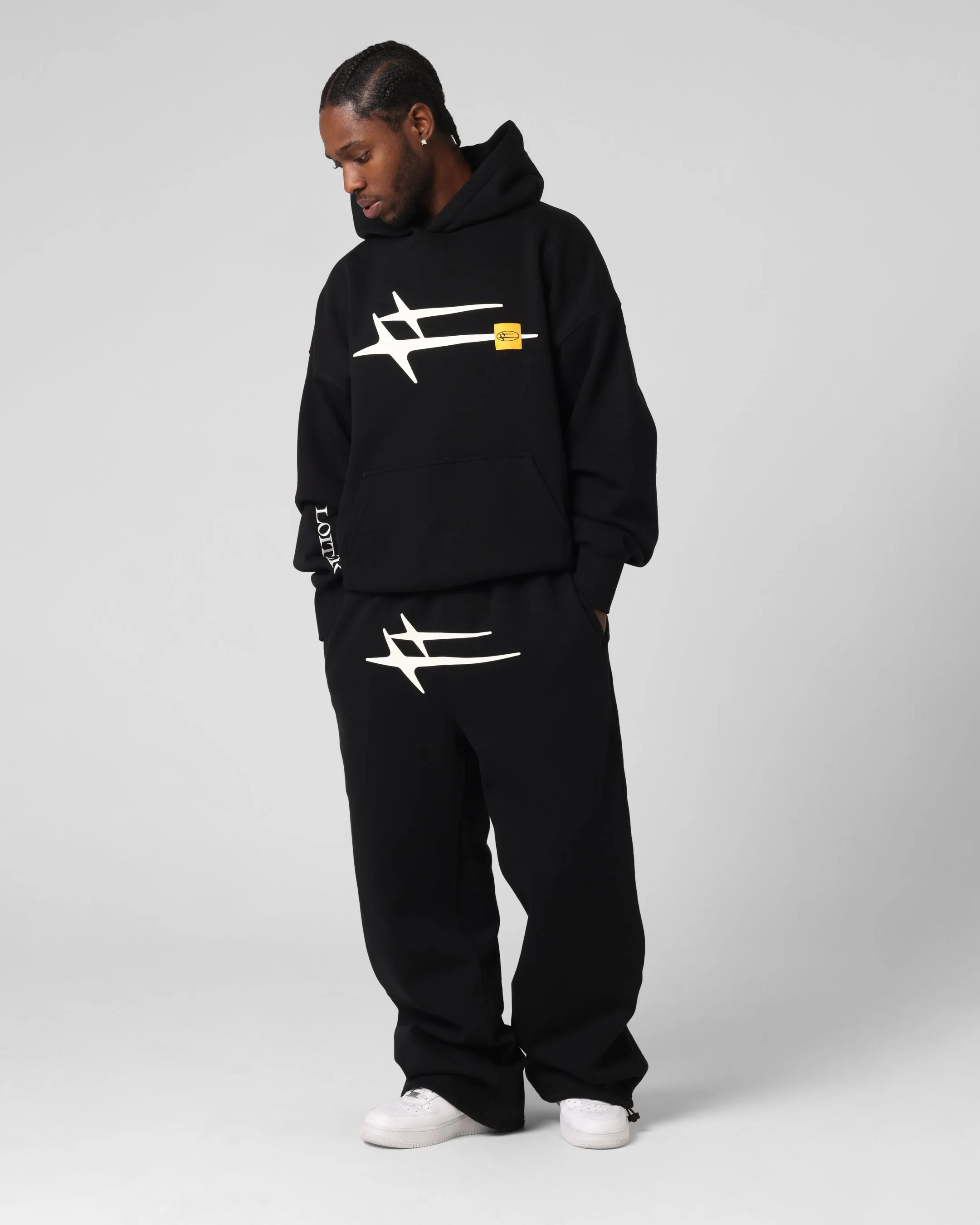 Loiter Hybrid Premium Hoodie Black sold by Culture Kings product image thumbnail 2