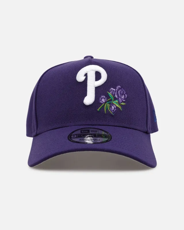New Era Philadelphia Phillies 'Purple Rose' 9FORTY A-Frame Snapback Purple made by New Era