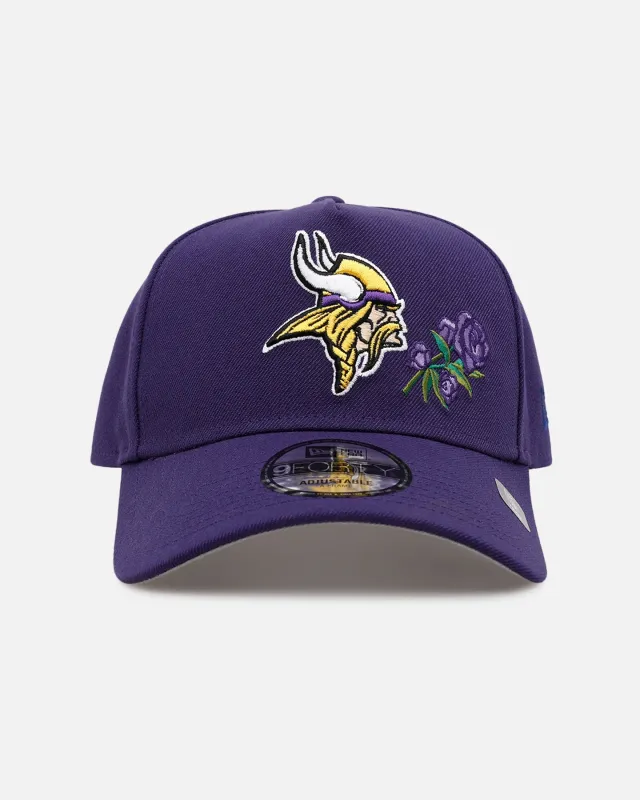 New Era Minnesota Vikings 'Purple Rose' 9FORTY A-Frame Snapback Purple made by New Era