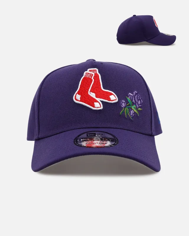 New Era Boston Red Sox 'Purple Rose' 9FORTY A-Frame Snapback Purple made by New Era