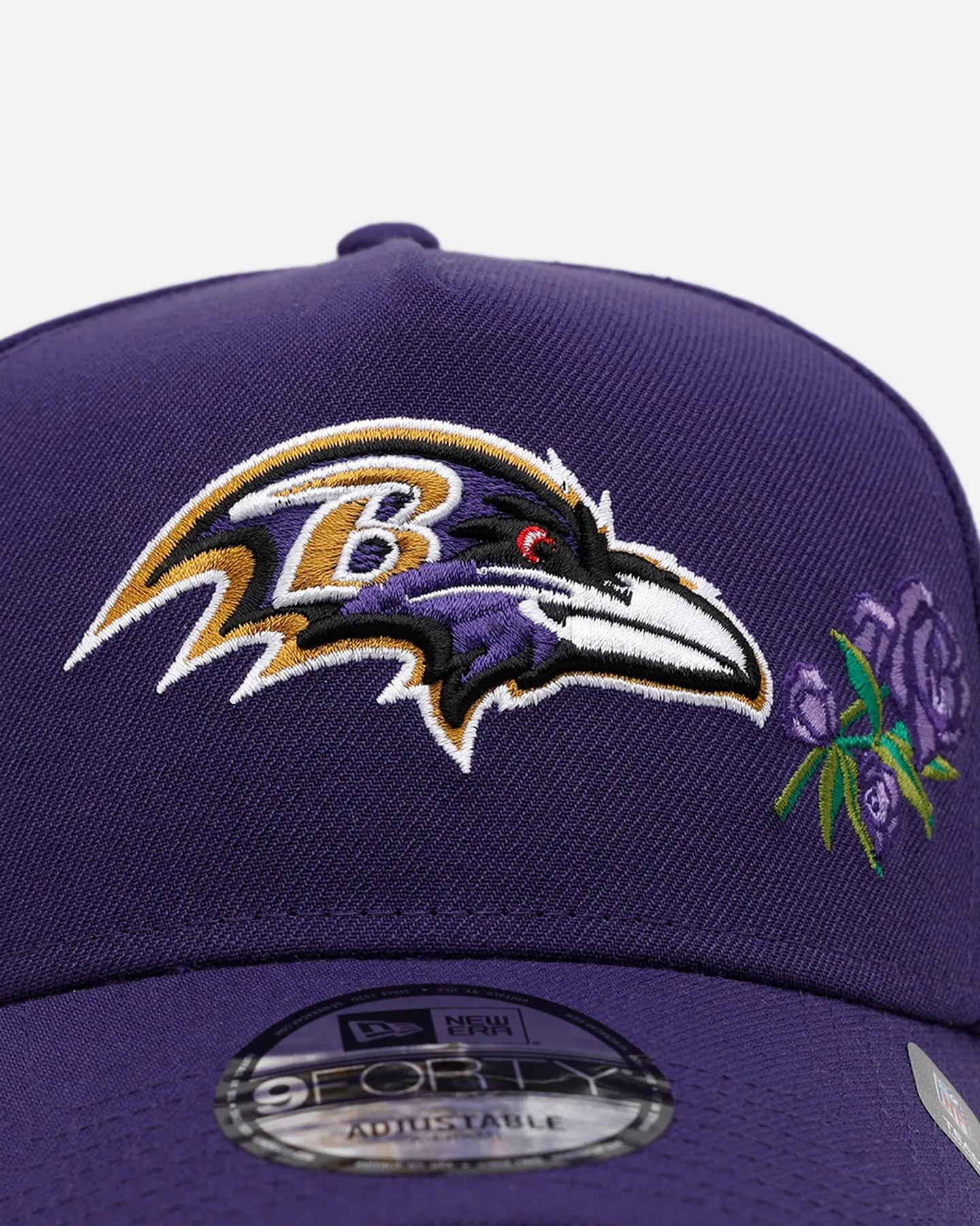 New Era Baltimore Ravens 'Purple Rose' 9FORTY A-Frame Snapback Purple sold by Culture Kings product image thumbnail 5