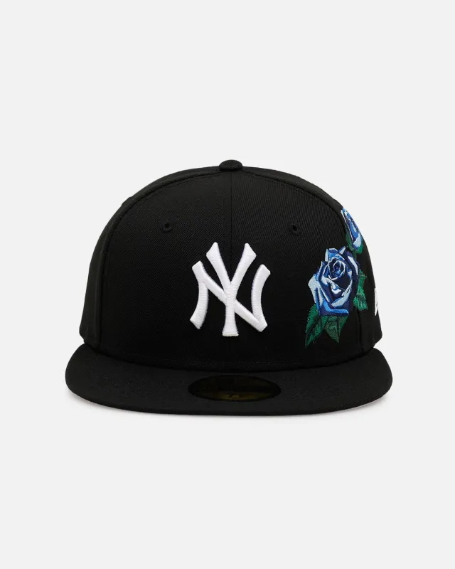 New Era New York Yankees 'Blue Rose' 59FIFTY Fitted Black/Blue made by New Era