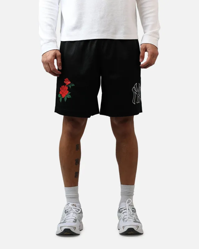 New Era New York Yankees Rose Shorts Black made by New Era