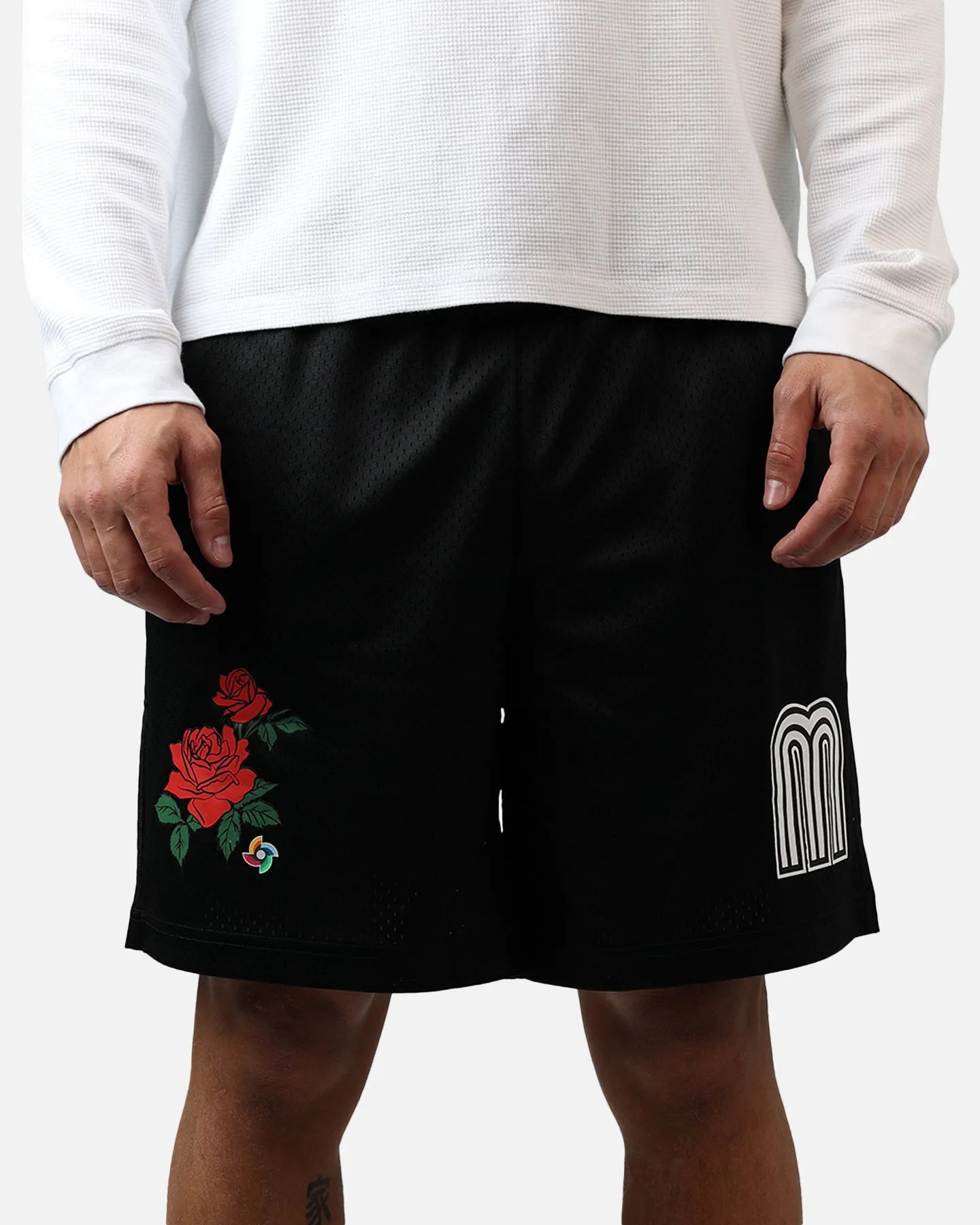 New Era Mexico National Baseball Team Rose Shorts Black sold by Culture Kings product image thumbnail 3
