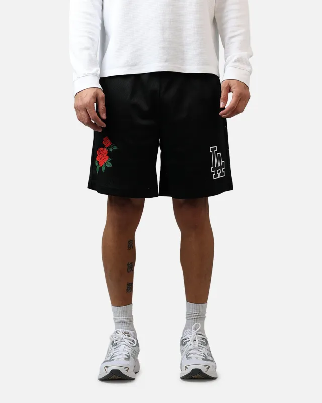 New Era Los Angeles Dodgers Rose Shorts Black made by New Era
