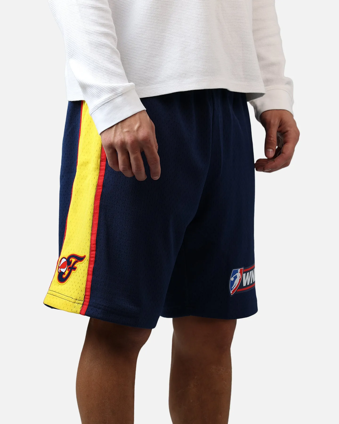 Mitchell & Ness Indiana Fever '02 Road Swingman Shorts Blue sold by Culture Kings product image thumbnail 4