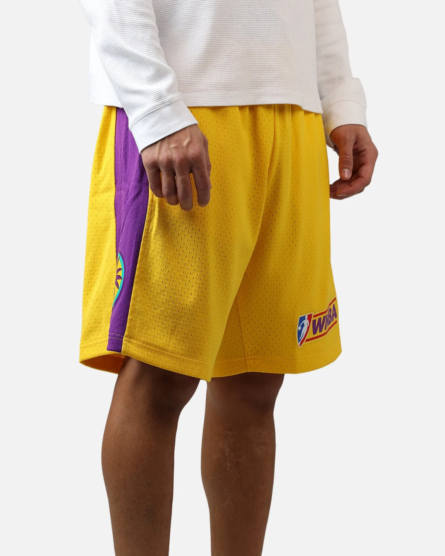 Mitchell & Ness Los Angeles Sparks '01 Home Swingman Shorts Gold sold by Culture Kings product image thumbnail 4