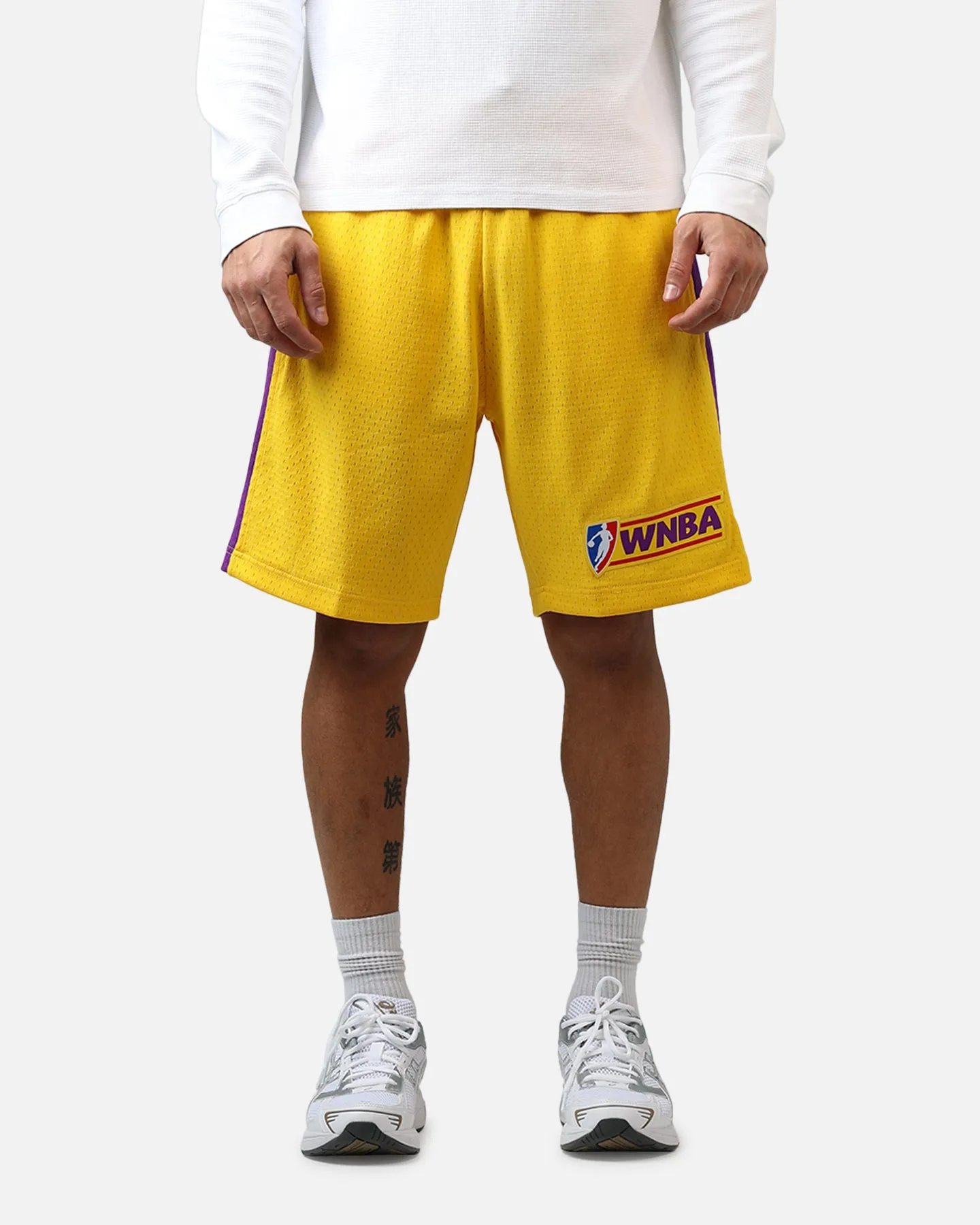 Mitchell & Ness Los Angeles Sparks '01 Home Swingman Shorts Gold sold by Culture Kings
