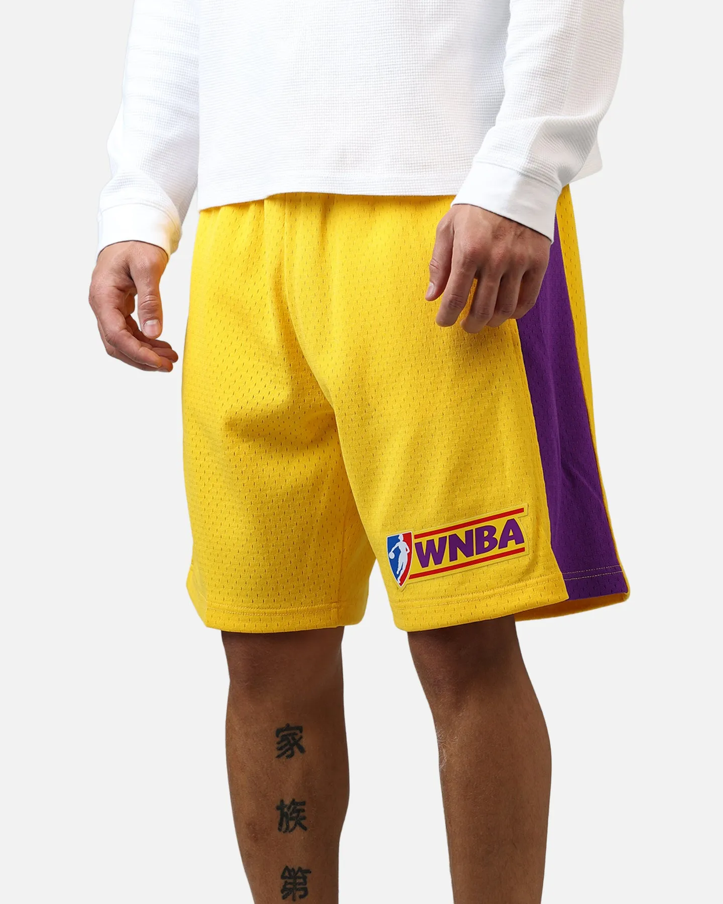 Mitchell & Ness Los Angeles Sparks '01 Home Swingman Shorts Gold sold by Culture Kings product image thumbnail 5