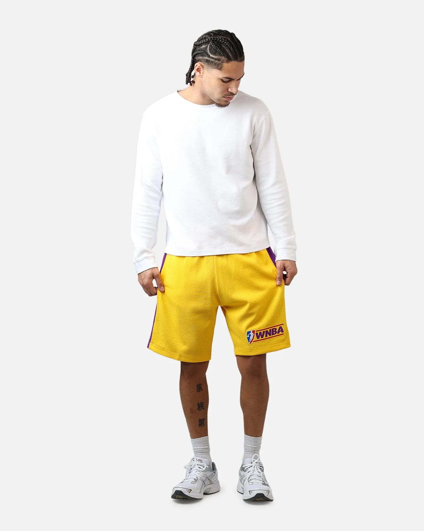 Mitchell & Ness Los Angeles Sparks '01 Home Swingman Shorts Gold sold by Culture Kings product image thumbnail 2