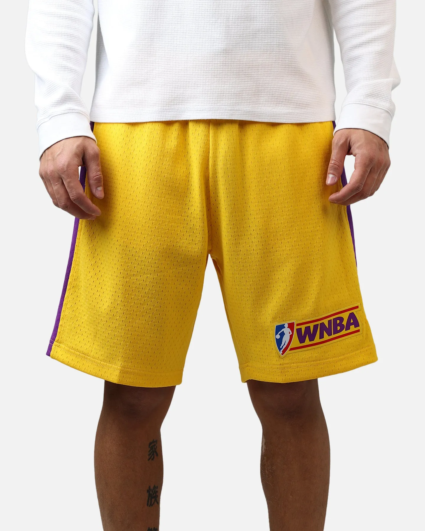 Mitchell & Ness Los Angeles Sparks '01 Home Swingman Shorts Gold sold by Culture Kings product image thumbnail 3