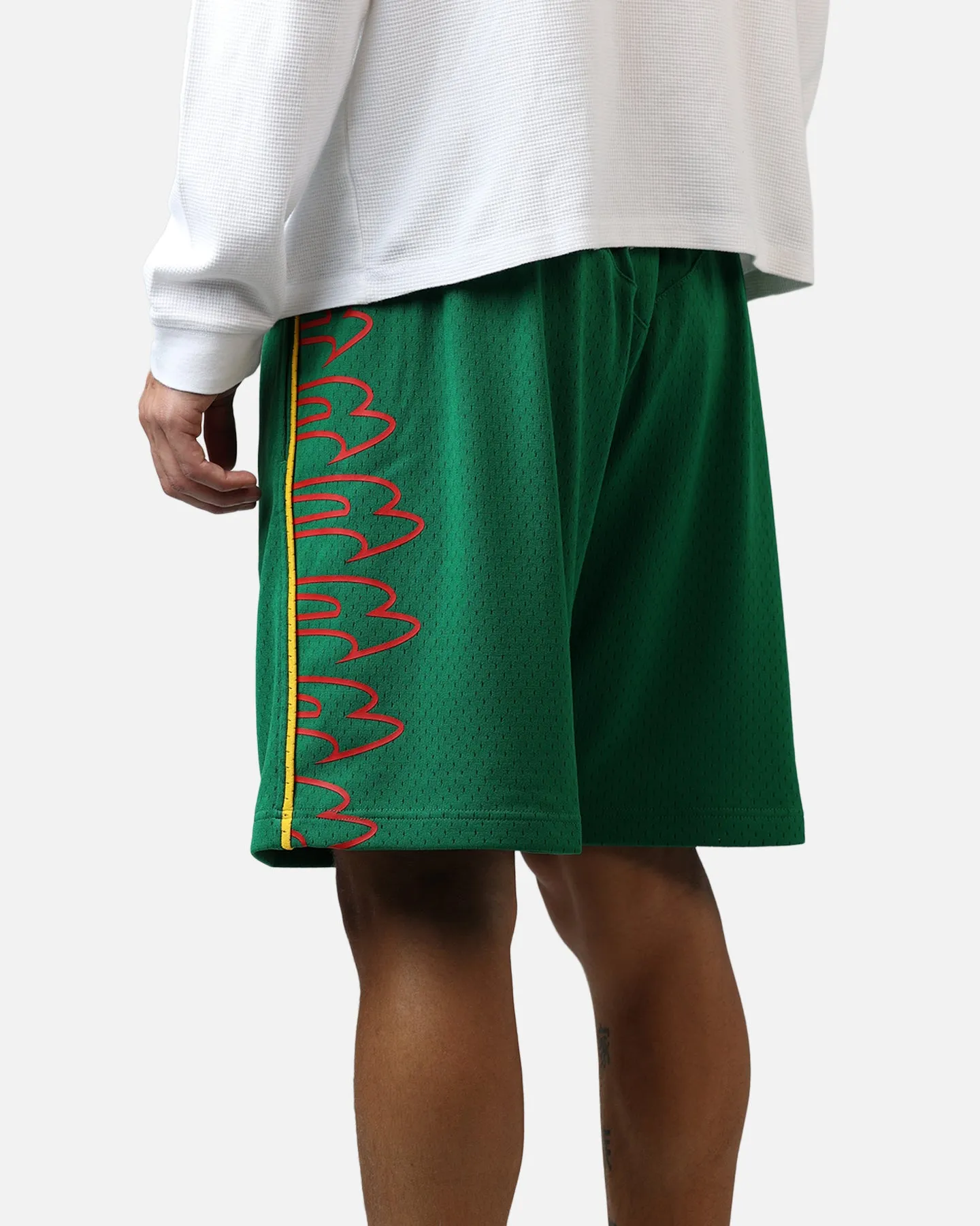 Mitchell & Ness Seattle Storm '07 Road Swingman Shorts Green sold by Culture Kings product image thumbnail 4