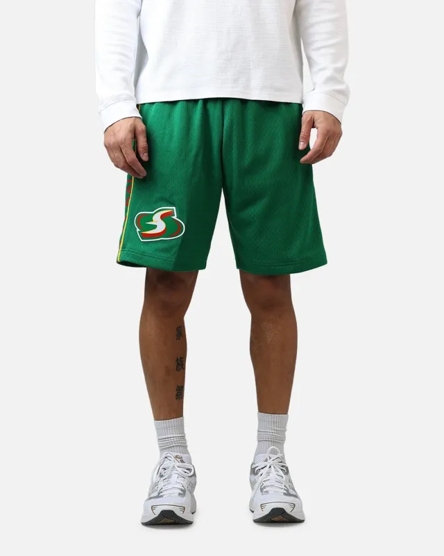 Mitchell & Ness Seattle Storm '07 Road Swingman Shorts Green made by Mitchell & Ness