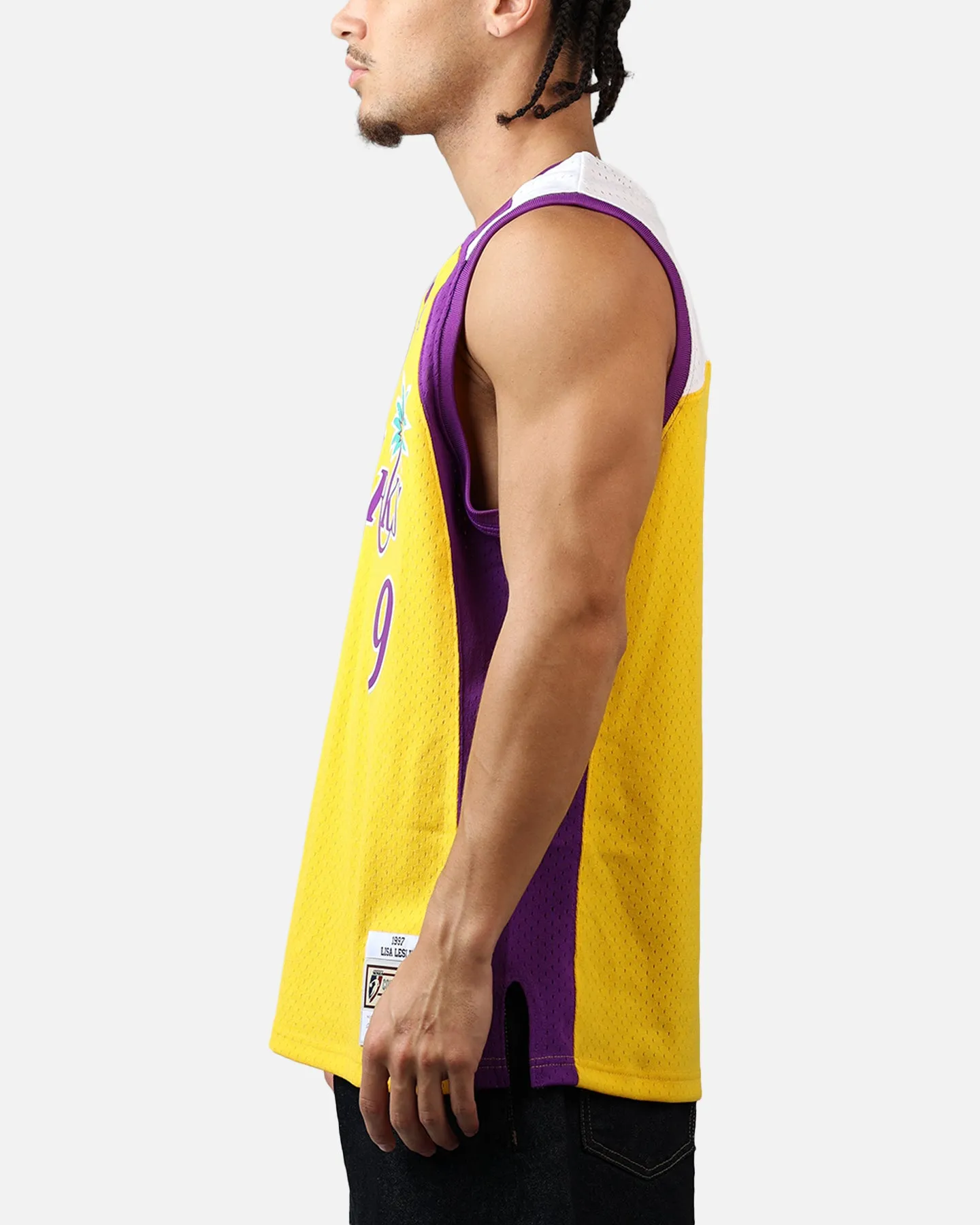 Mitchell & Ness Los Angeles Sparks Lisa Leslie #9 '01 Home Swingman Jersey Gold sold by Culture Kings product image thumbnail 5