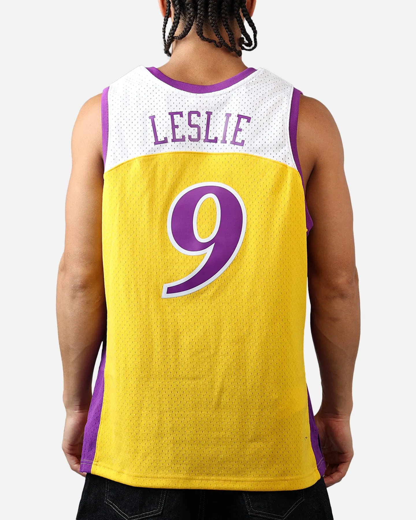 Mitchell & Ness Los Angeles Sparks Lisa Leslie #9 '01 Home Swingman Jersey Gold sold by Culture Kings product image thumbnail 2