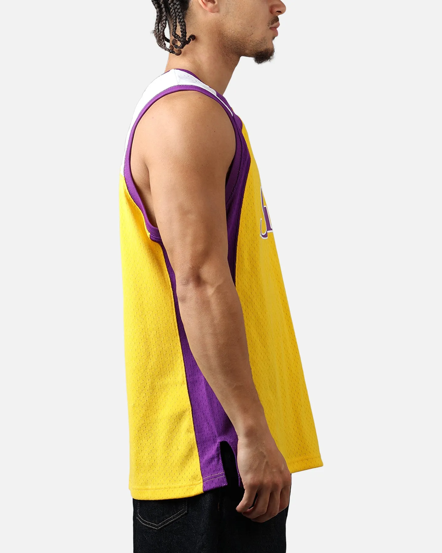 Mitchell & Ness Los Angeles Sparks Lisa Leslie #9 '01 Home Swingman Jersey Gold sold by Culture Kings product image thumbnail 4