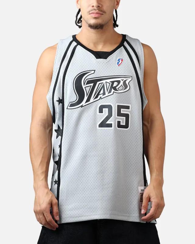 Mitchell & Ness San Antonio Stars Becky Hammon #25 '07 Home Swingman Jersey Grey made by Mitchell & Ness