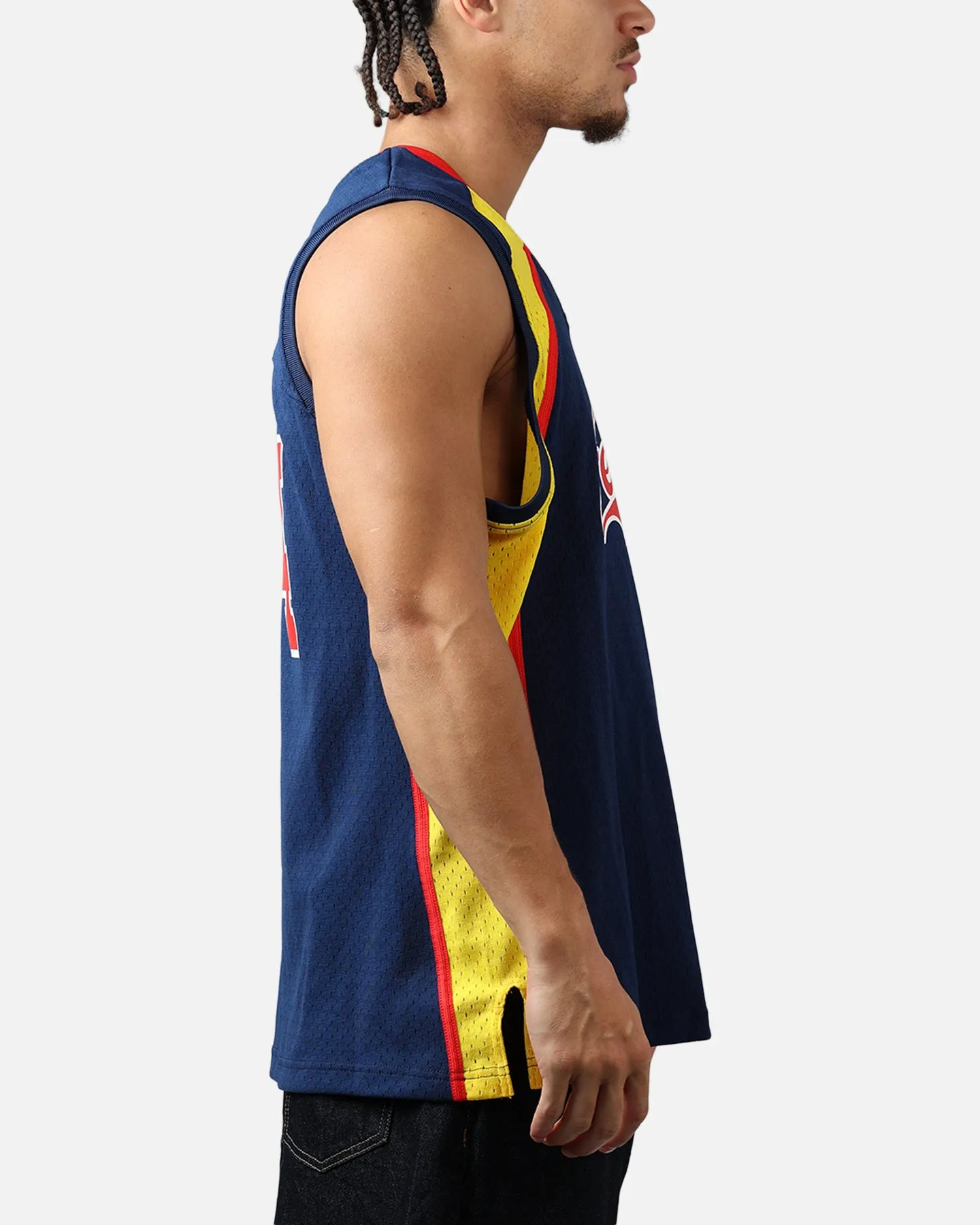 Mitchell & Ness Indiana Fever Tamika Catchings #24 '02 Road Swingman Jersey Blue sold by Culture Kings product image thumbnail 4