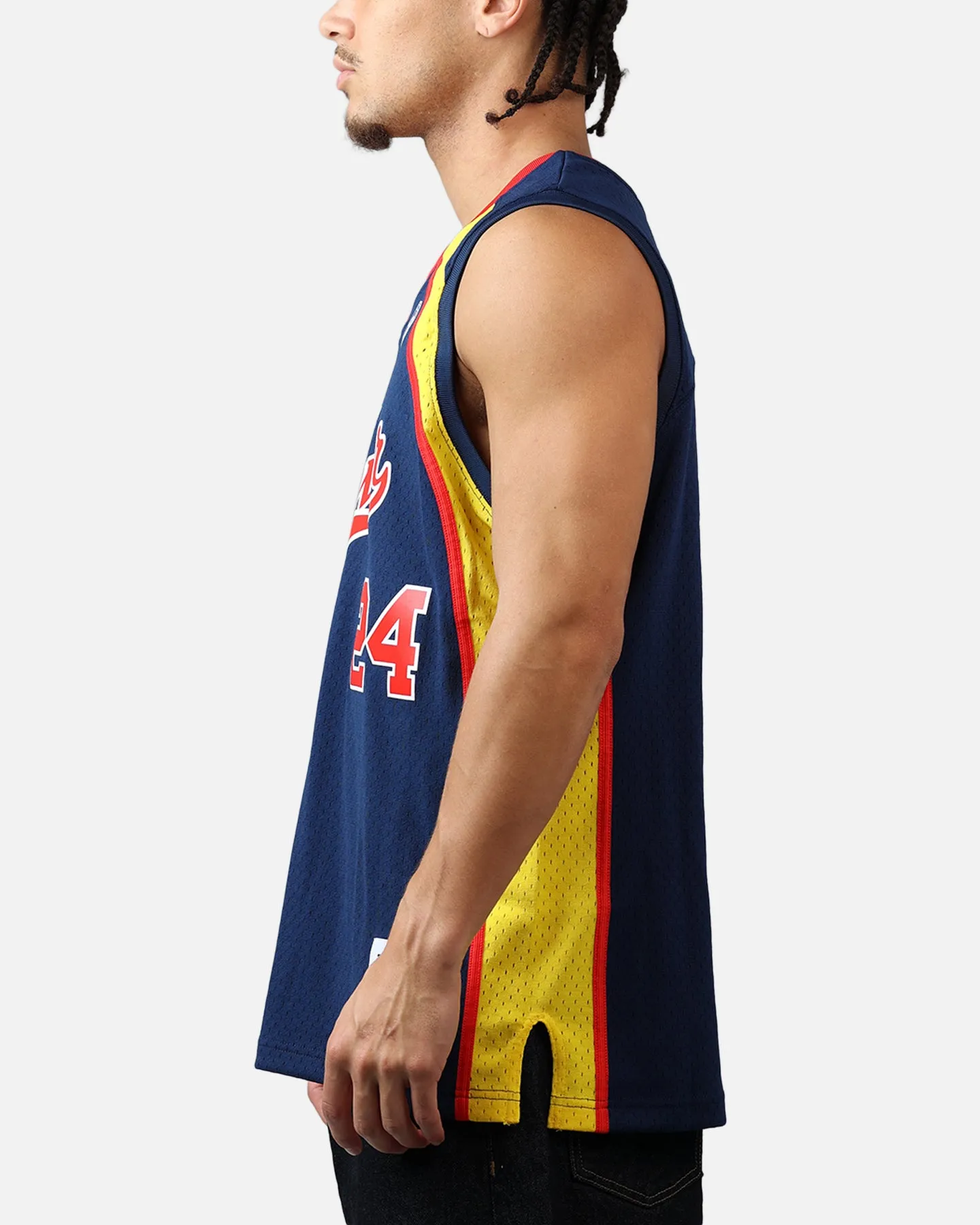 Mitchell & Ness Indiana Fever Tamika Catchings #24 '02 Road Swingman Jersey Blue sold by Culture Kings product image thumbnail 5