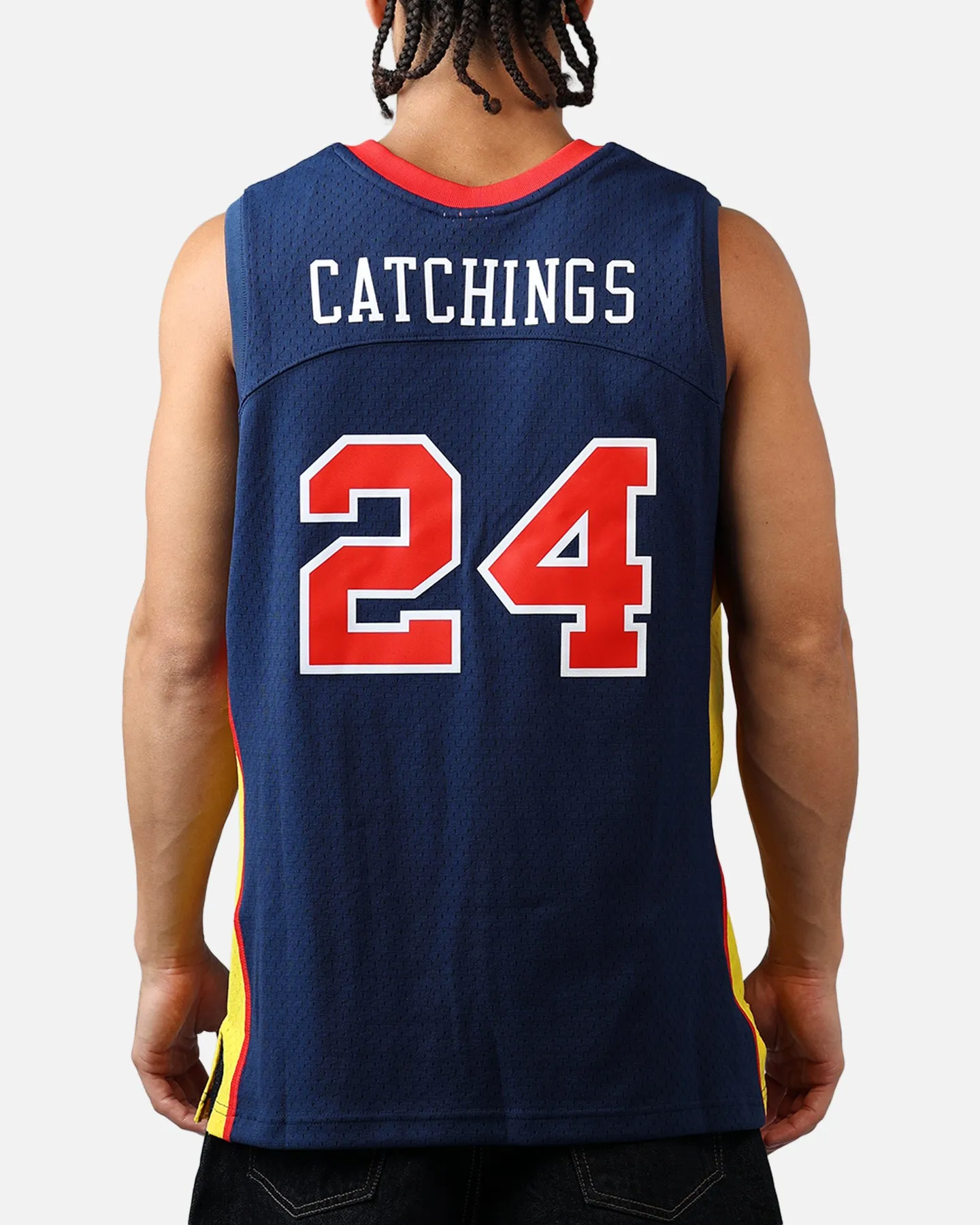 Mitchell & Ness Indiana Fever Tamika Catchings #24 '02 Road Swingman Jersey Blue sold by Culture Kings product image thumbnail 2