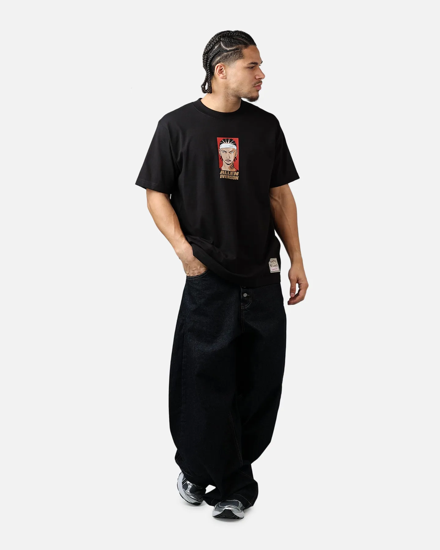 Mitchell & Ness Philadelphia 76ers Allen Iverson Cartoon T-Shirt White sold by Culture Kings product image thumbnail 3