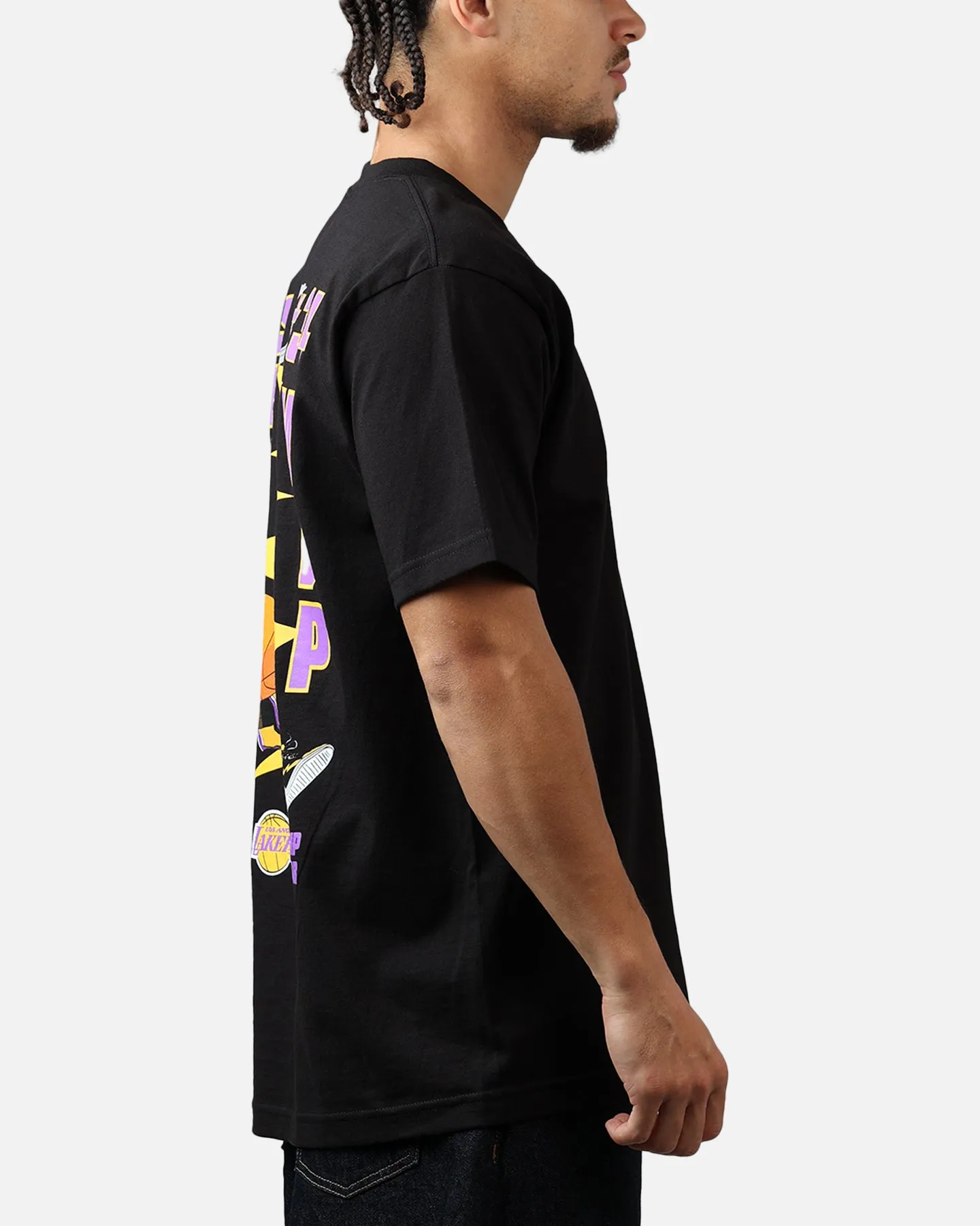 Mitchell & Ness Los Angeles Lakers Shaquille O'Neal Cartoon T-Shirt Black sold by Culture Kings product image thumbnail 4