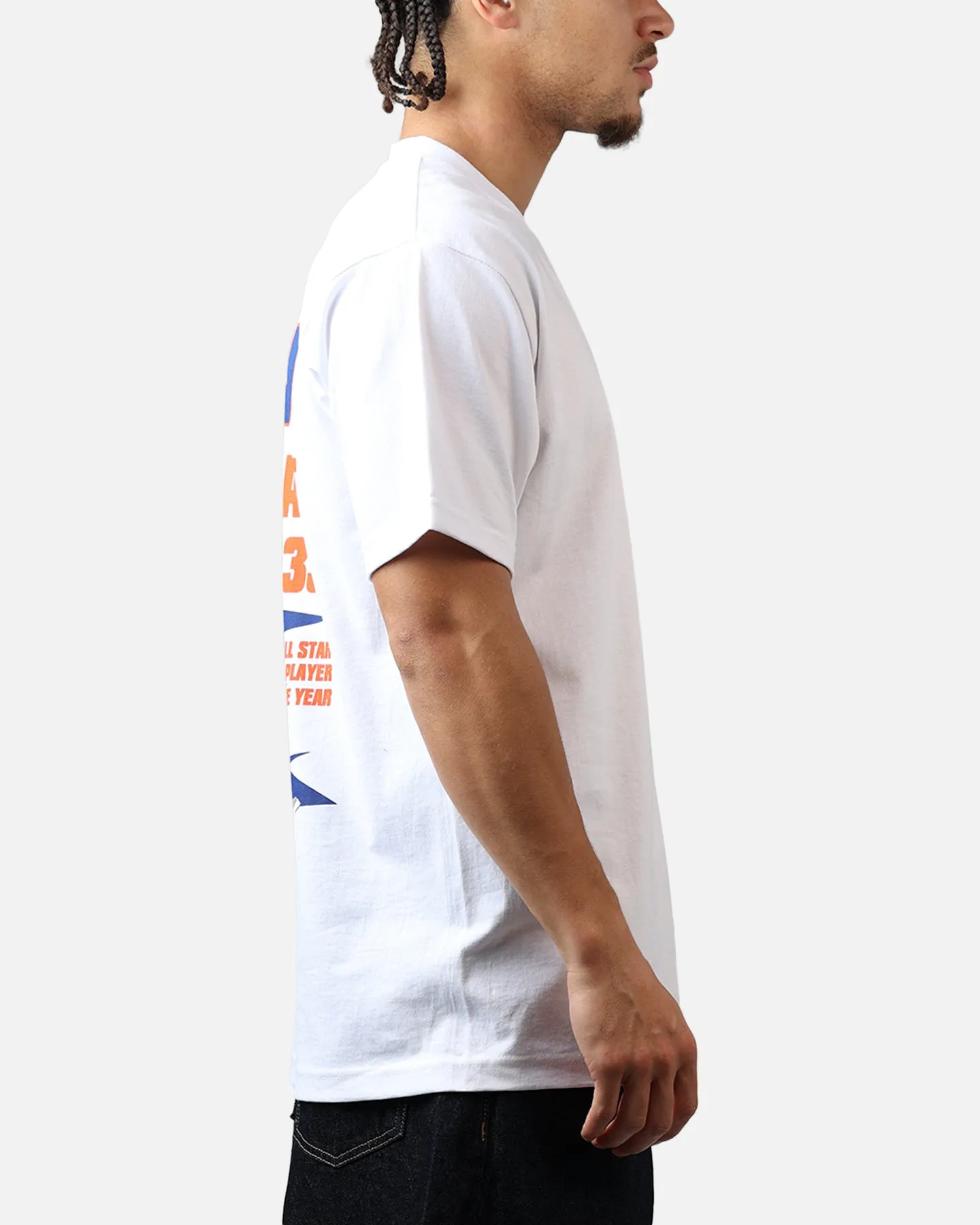 Mitchell & Ness New York Knicks Patrick Ewing Cartoon T-Shirt White sold by Culture Kings product image thumbnail 4