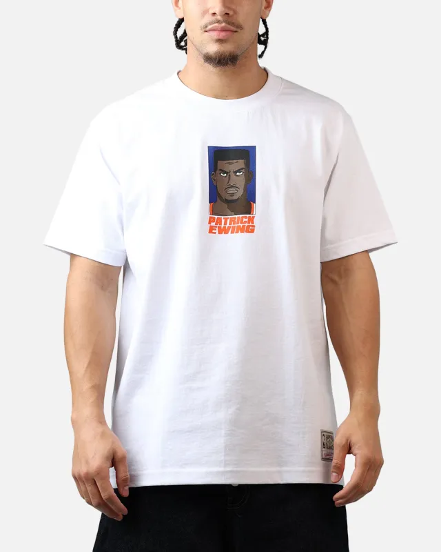 Mitchell & Ness New York Knicks Patrick Ewing Cartoon T-Shirt White made by Mitchell & Ness