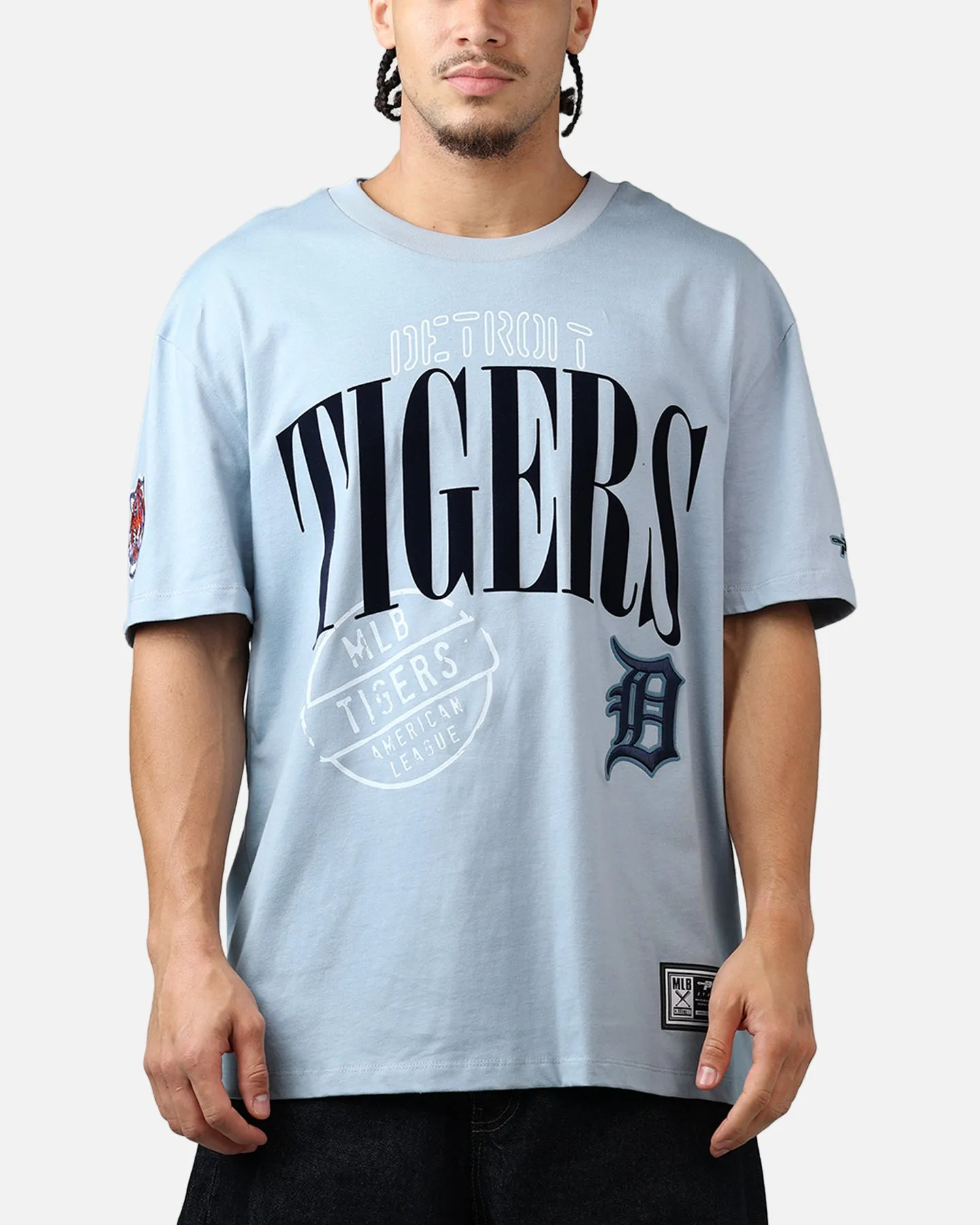 Pro Standard Detroit Tigers Stamped T-Shirt Light Blue sold by Culture Kings