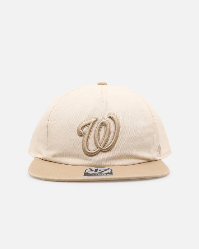 47 Brand Washington Nationals 'Natural' 47 Captain Snapback Natural made by 47