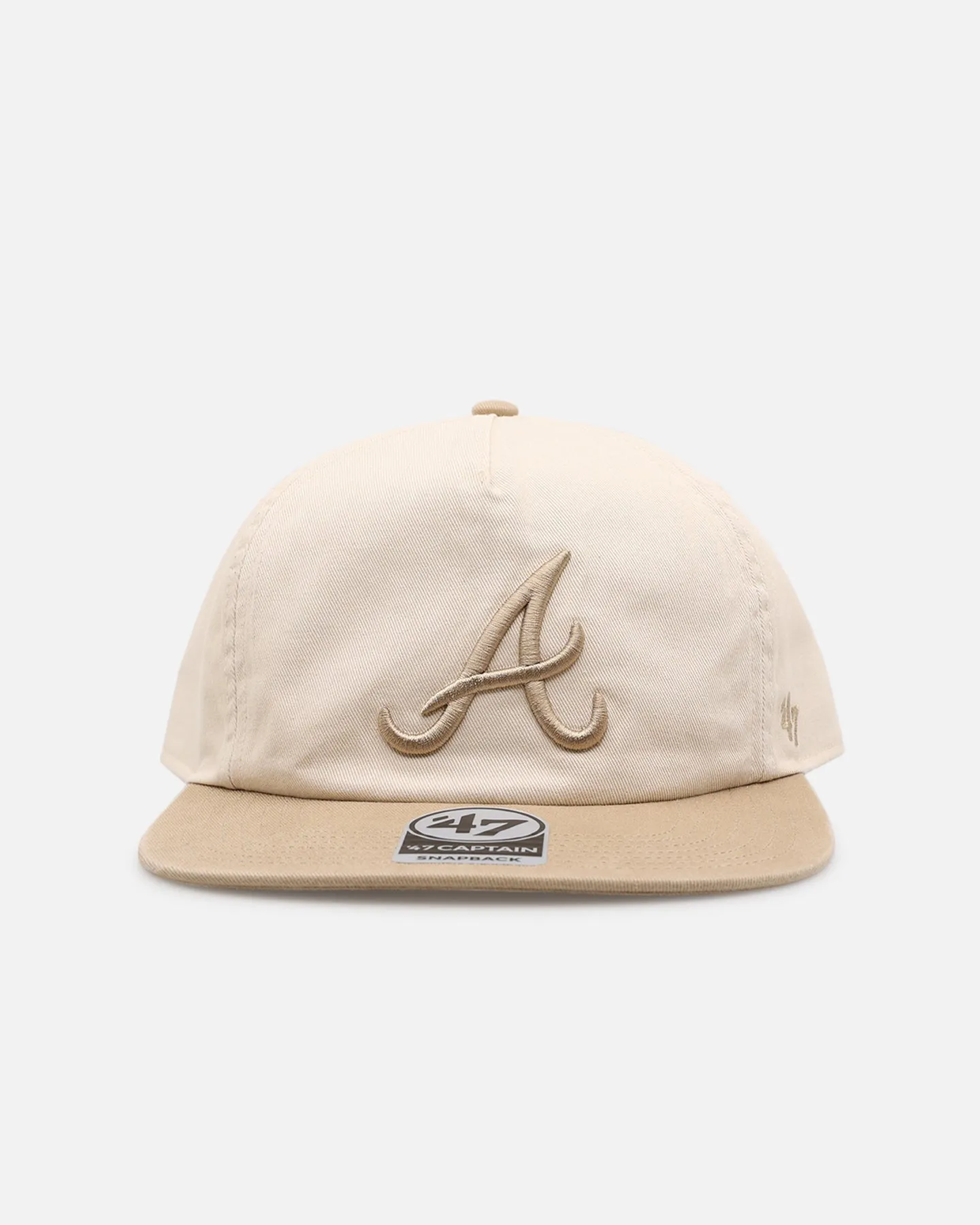 47 Brand Atlanta Braves 'Natural' 47 Captain Snapback Natural sold by Culture Kings