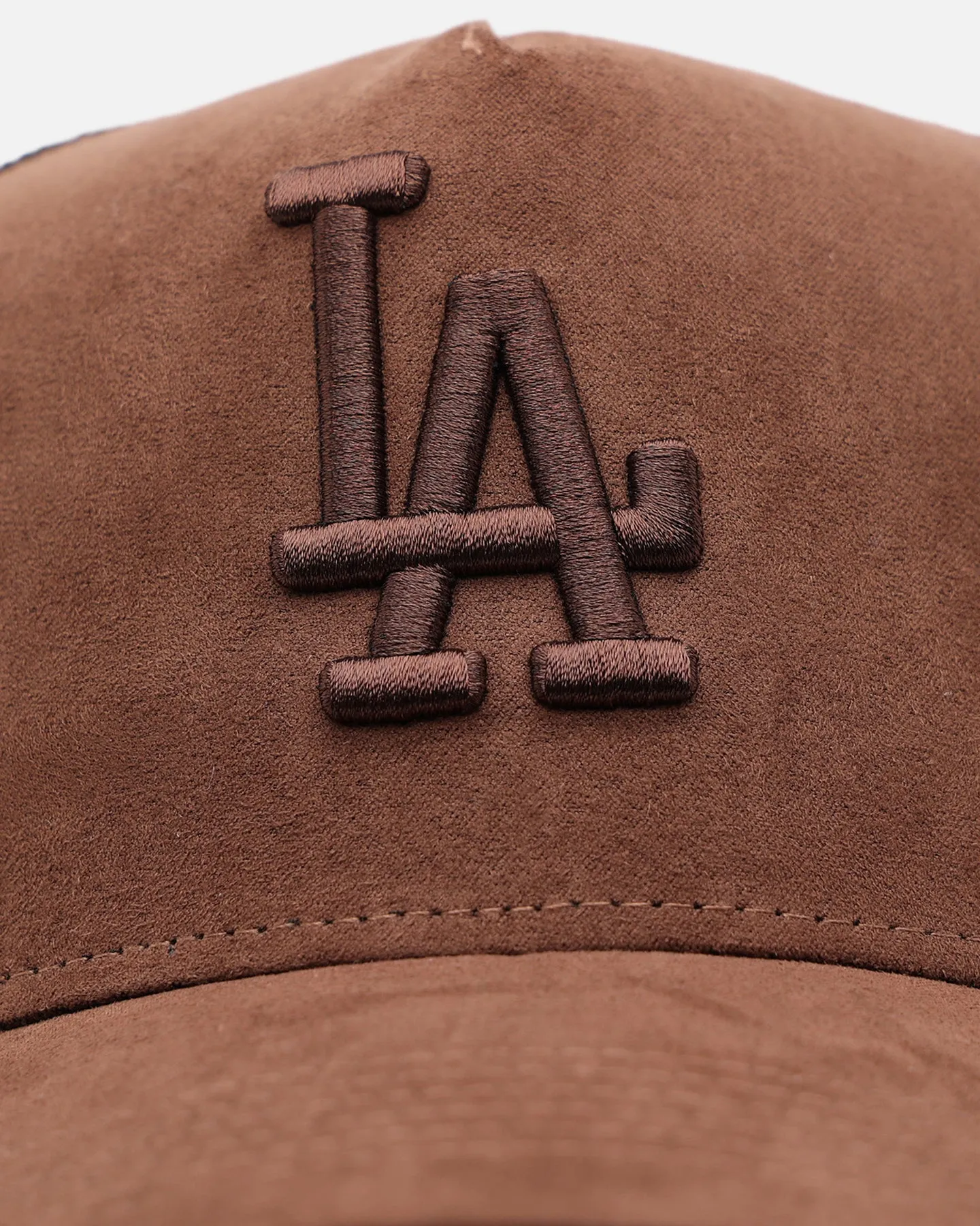 47 Brand Los Angeles Dodgers 'Tonal Suede' '47 Offside Trucker Snapback Chocolate sold by Culture Kings product image thumbnail 5