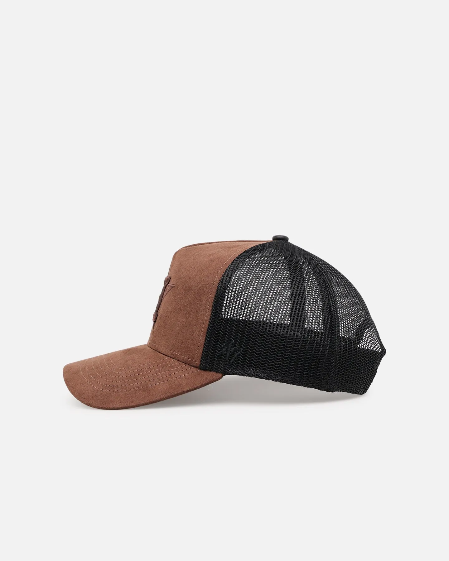 47 Brand Houston Astros 'Tonal Suede' '47 Offside Trucker Snapback Chocolate sold by Culture Kings product image thumbnail 4