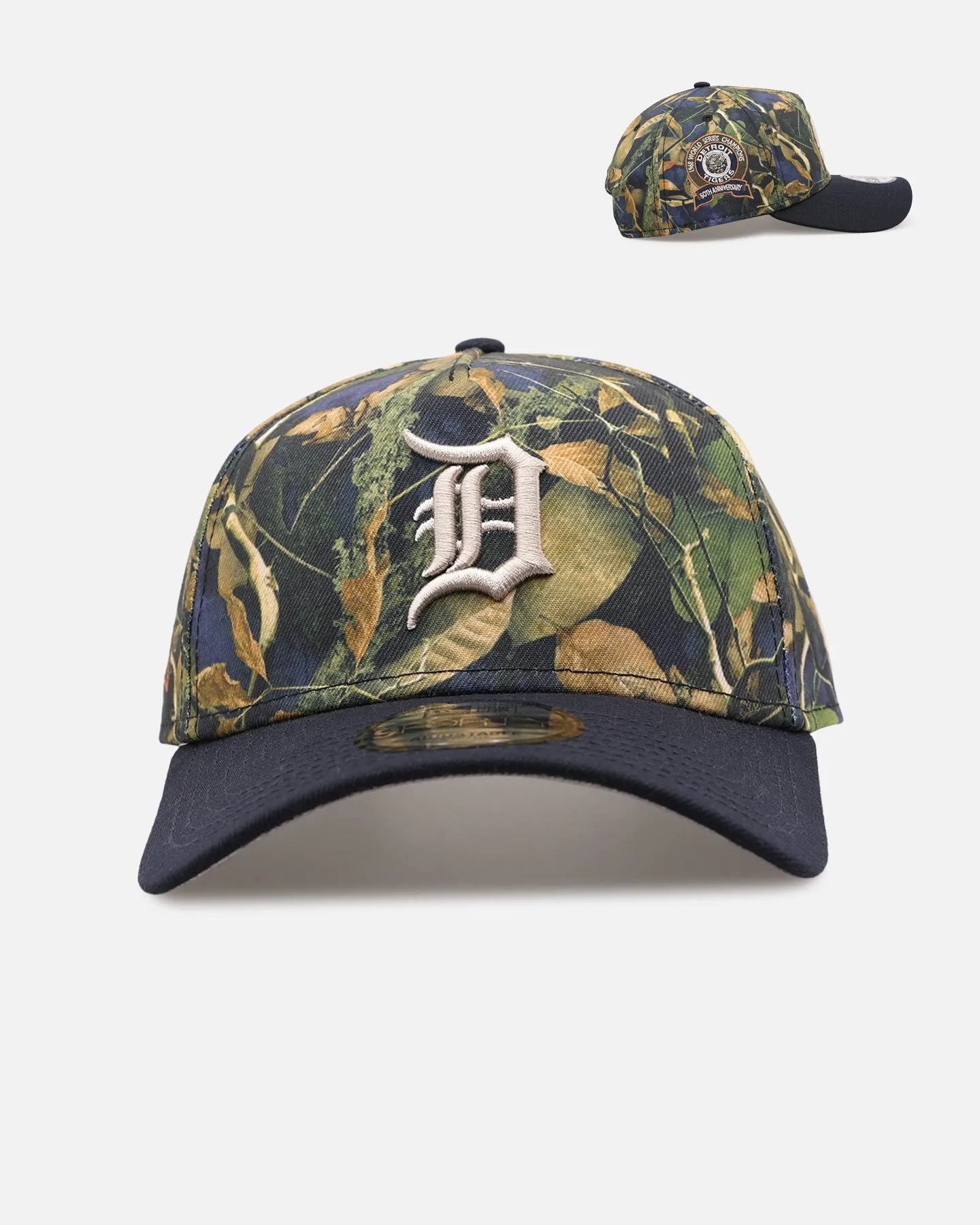 New Era Detroit Tigers 'Forest Camo' 9FORTY A-Frame Snapback Forest Camo sold by Culture Kings
