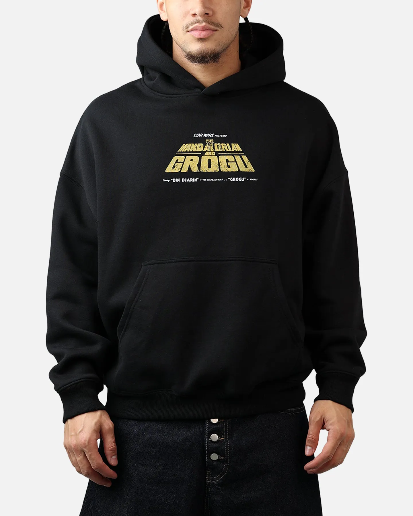 73Studio Star Wars Mandalorian Poster Hoodie Black sold by Culture Kings product image thumbnail 2