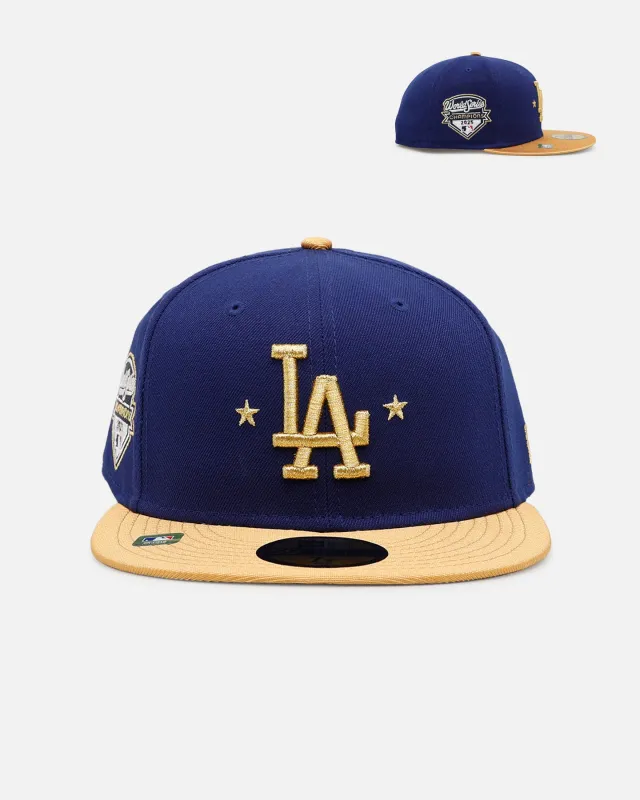 New Era Los Angeles Dodgers 'MLB Gold' 59FIFTY Fitted Official Team Color made by New Era