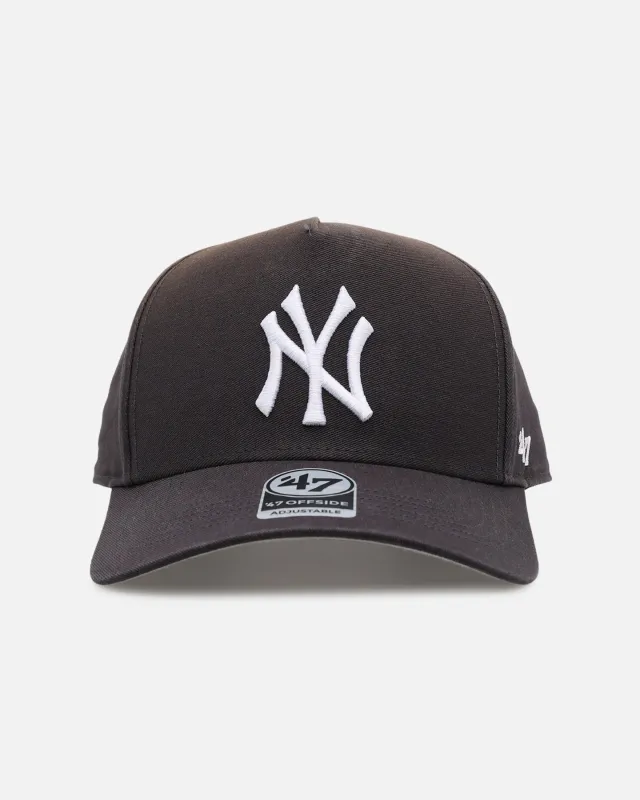 47 Brand New York Yankees 'Sun Fade' in 47 Offside Snapback Charcoal made by 47