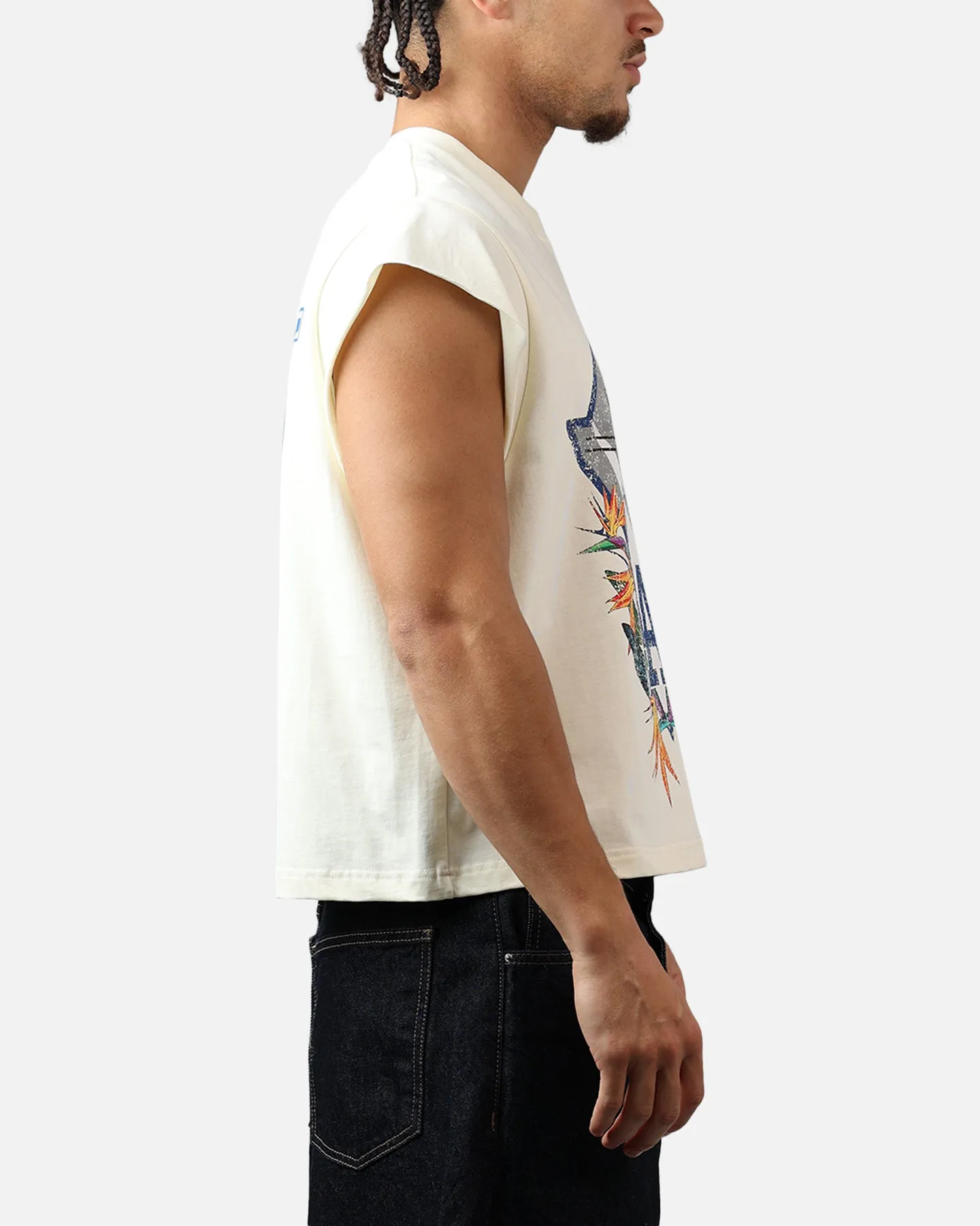 Pro Standard Los Angeles Dodgers Paradise Muscle T-Shirt Eggshell sold by Culture Kings product image thumbnail 4