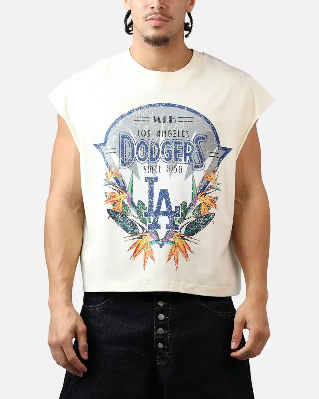 Pro Standard Los Angeles Dodgers Paradise Muscle T-Shirt Eggshell made by Culture Kings