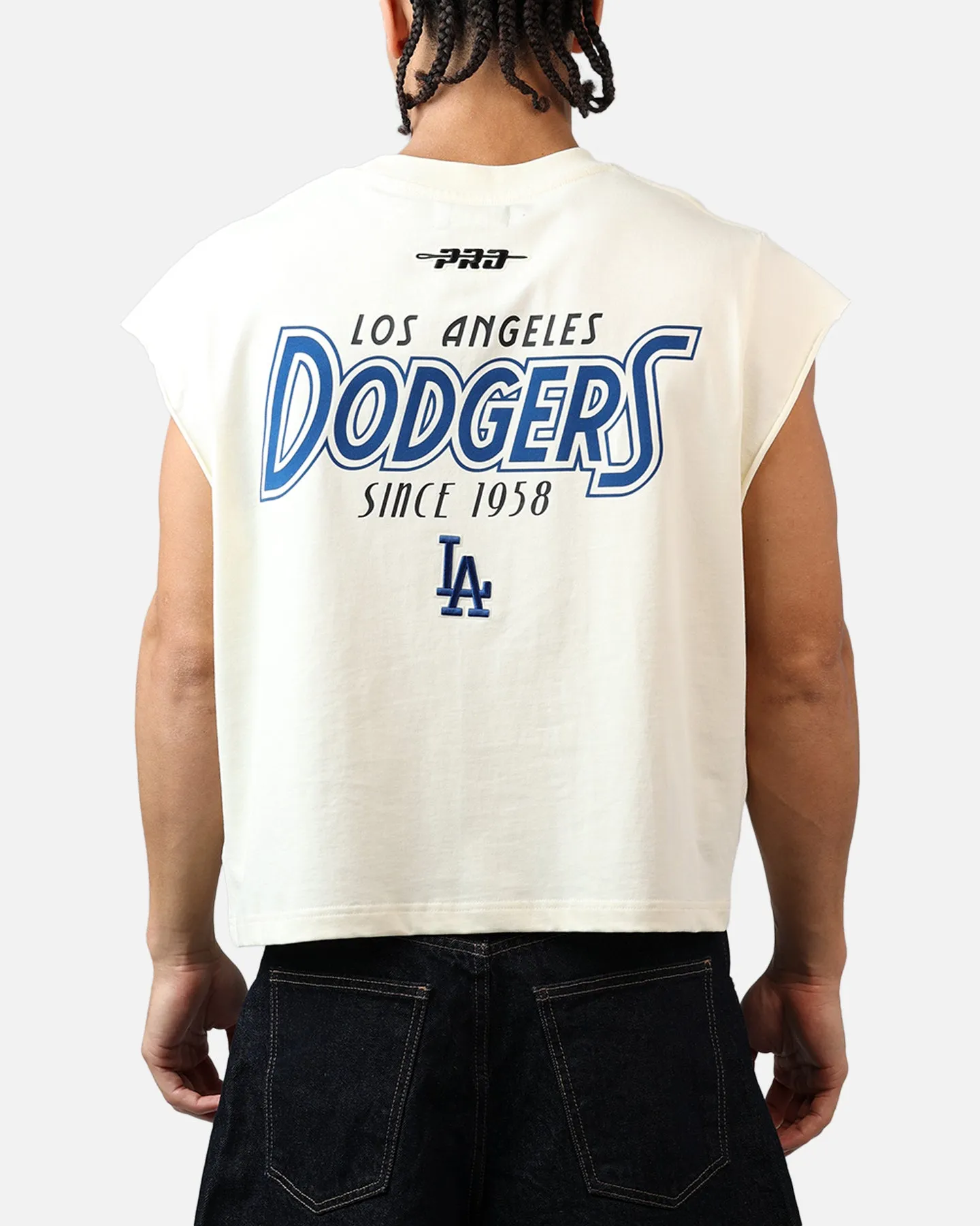 Pro Standard Los Angeles Dodgers Paradise Muscle T-Shirt Eggshell sold by Culture Kings product image thumbnail 2