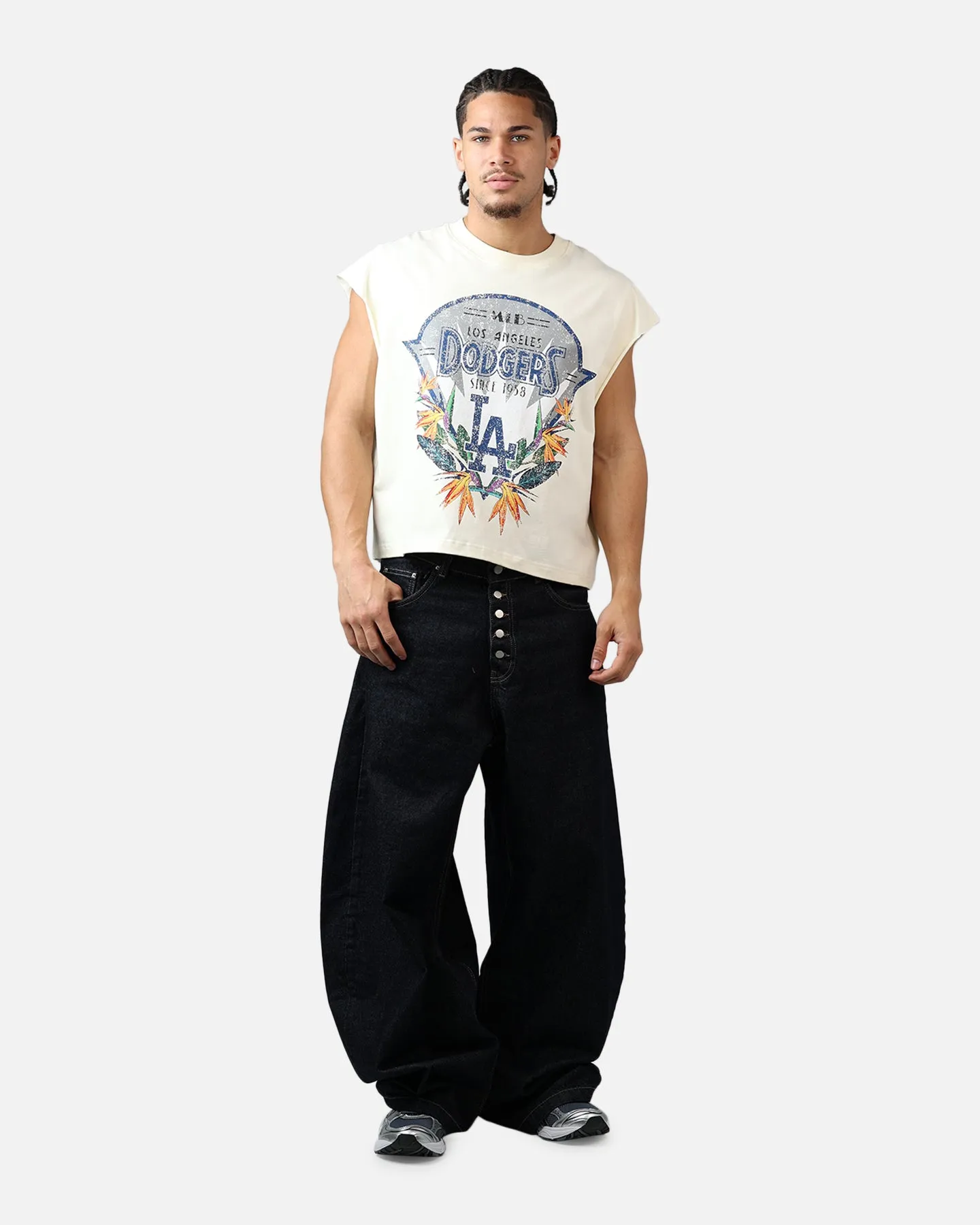 Pro Standard Los Angeles Dodgers Paradise Muscle T-Shirt Eggshell sold by Culture Kings product image thumbnail 3
