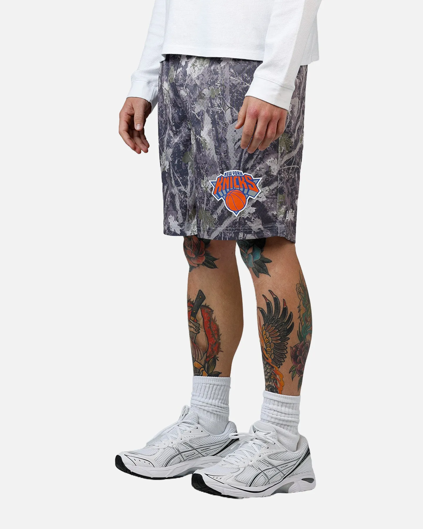 New Era New York Knicks Camo Shorts Camo sold by Culture Kings product image thumbnail 3
