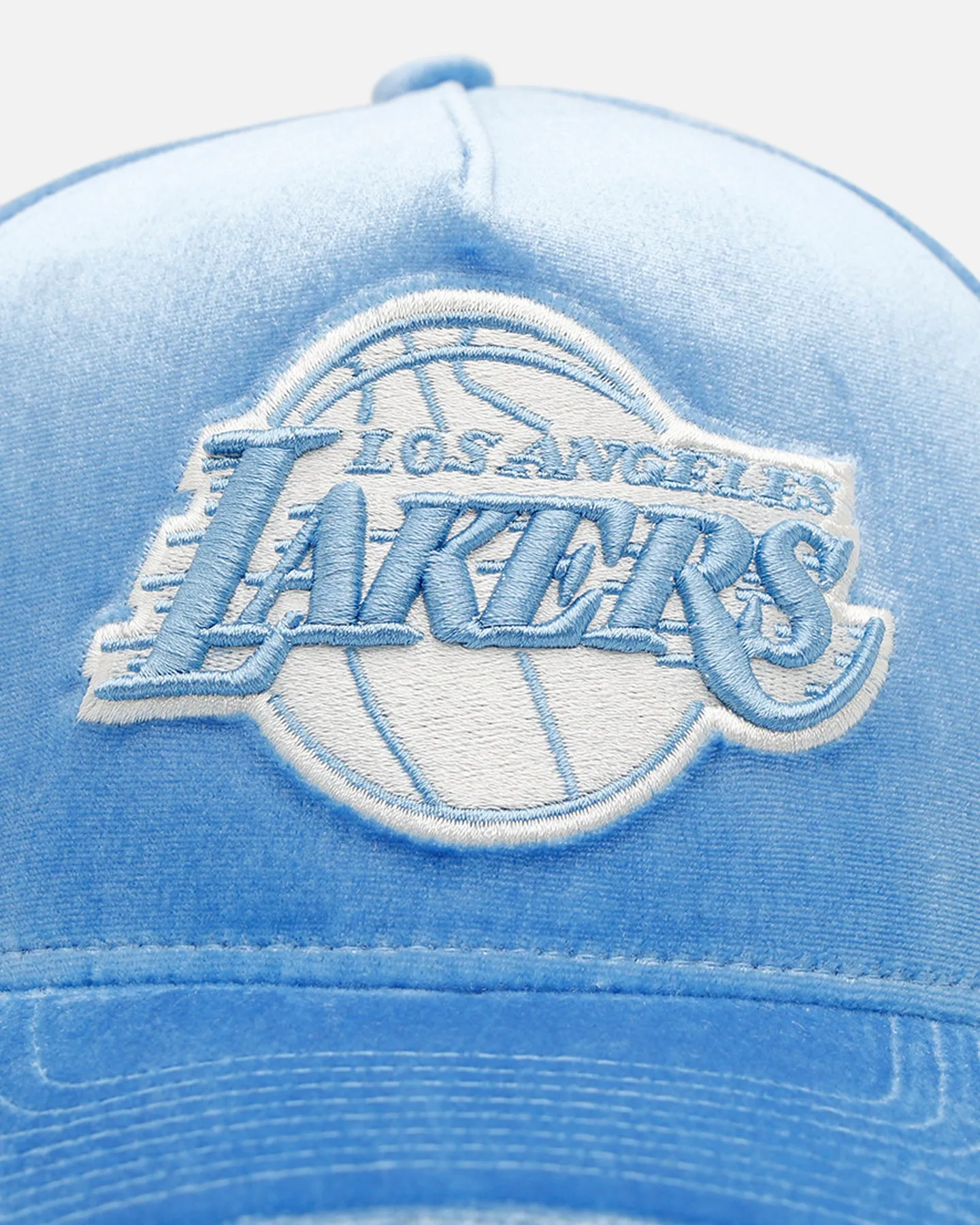 New Era Los Angeles Lakers 'Sky Velvet' 9FORTY A-Frame Snapback Sky Blue sold by Culture Kings product image thumbnail 5