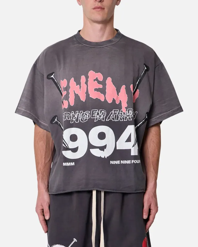MNML Enemy T-Shirt Washed Black made by MNML