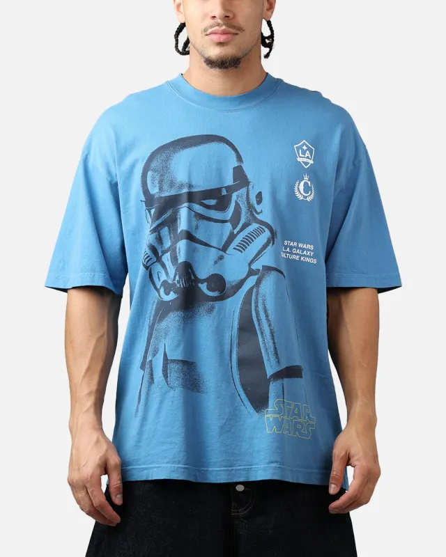 Culture Kings X Star Wars LA Galaxy Stormtrooper T-Shirt Blue made by Culture Kings