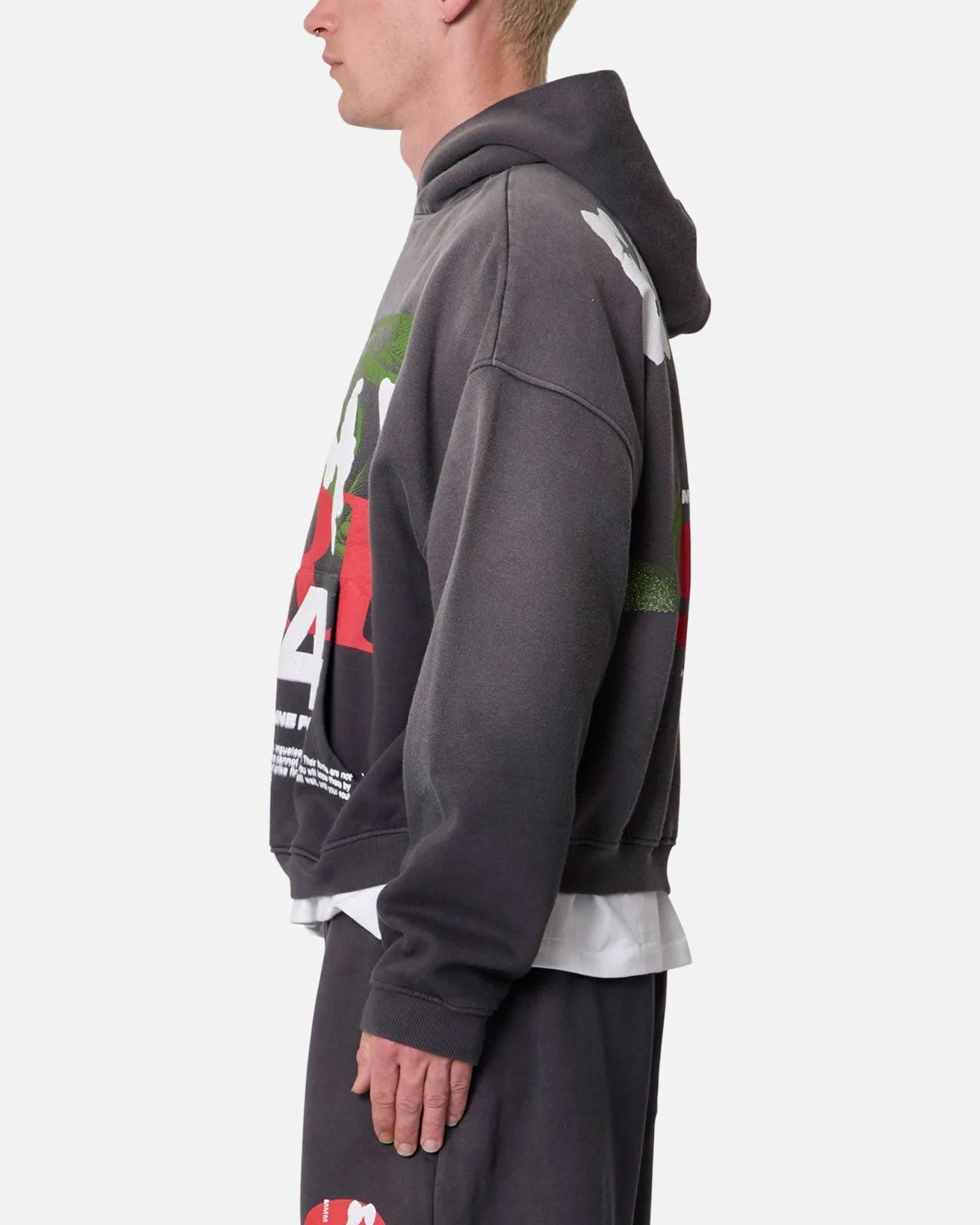 MNML Enemy Hoodie Washed Black sold by Culture Kings product image thumbnail 4