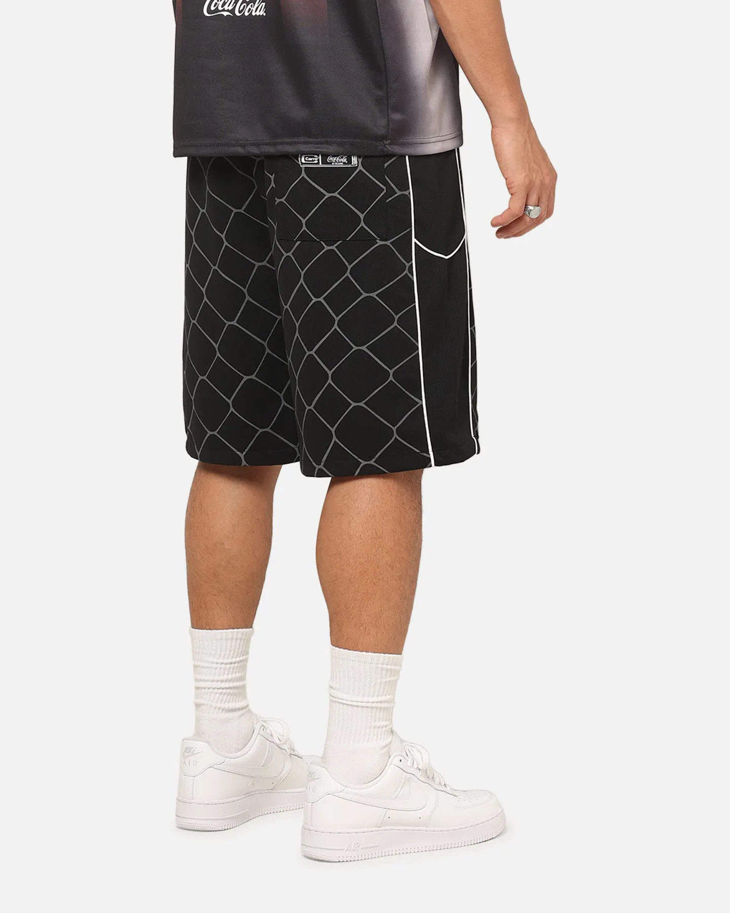 Carre Carre Carré X Coca Cola The Grid Mesh Shorts Black sold by Culture Kings product image thumbnail 5
